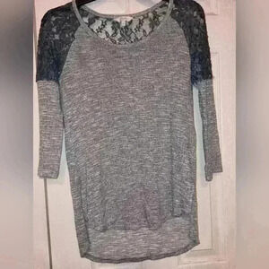 Candies Long sleeve sheer top (#25)